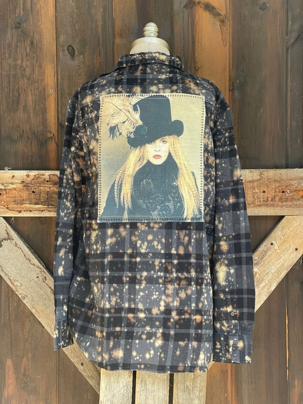 New Angry Minnow flannel with Stevie Nicks on back